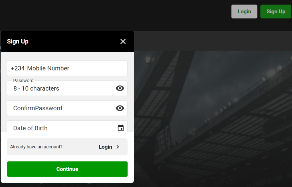 Betway Registration