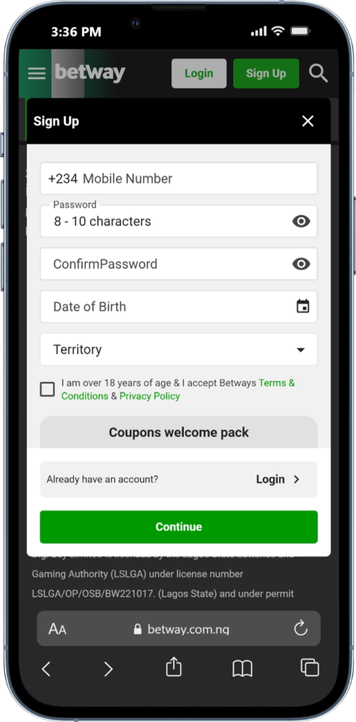 Betway bonus code