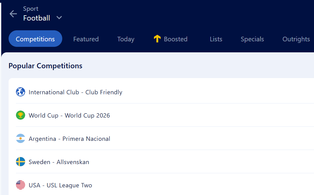 BetKing's Football-Specific Tools