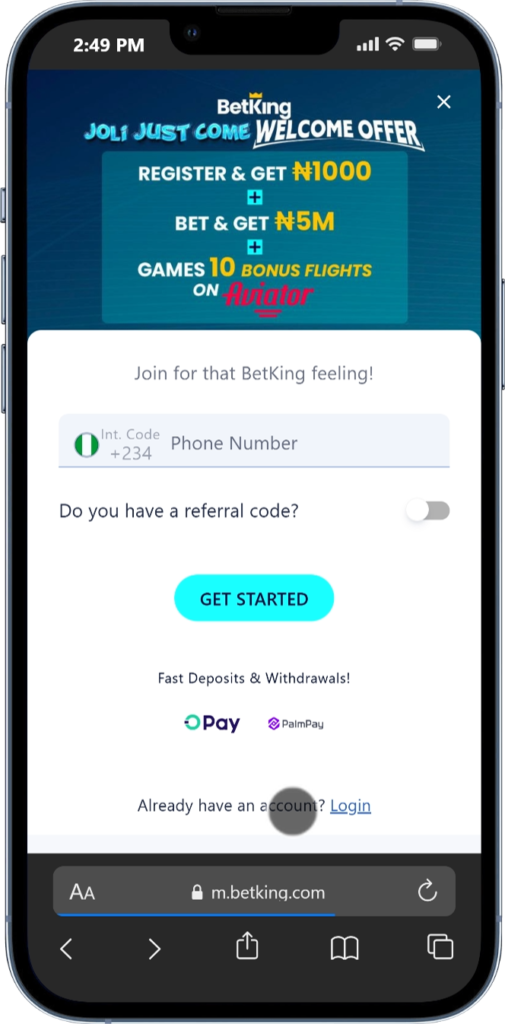 How to Withdraw on BetKing