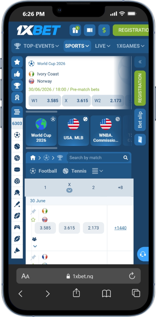 1xBet World Cup