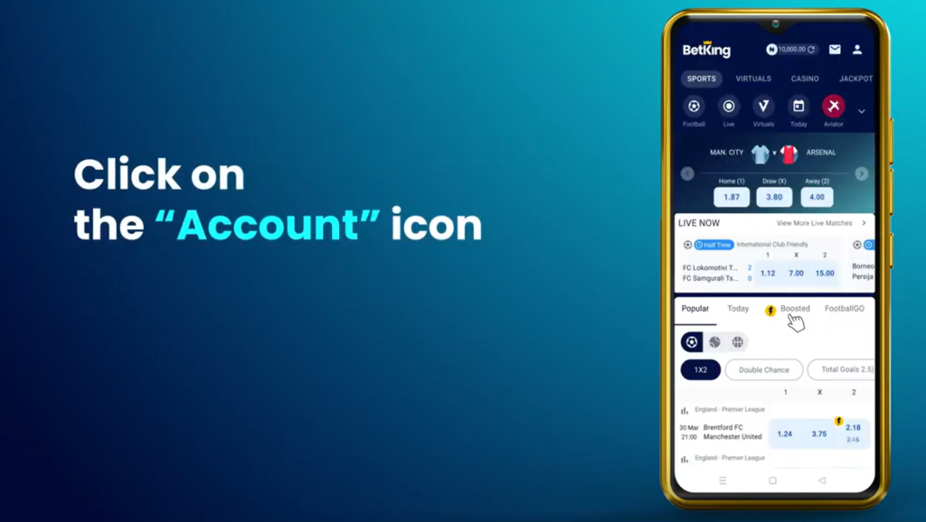 How to Withdraw on BetKing