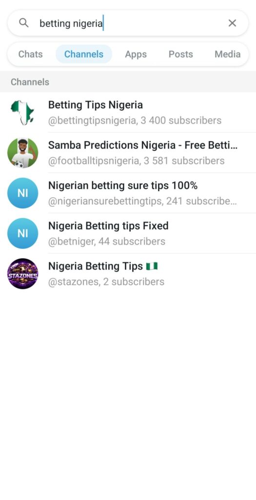 Best Telegram Betting Channels in Nigeria