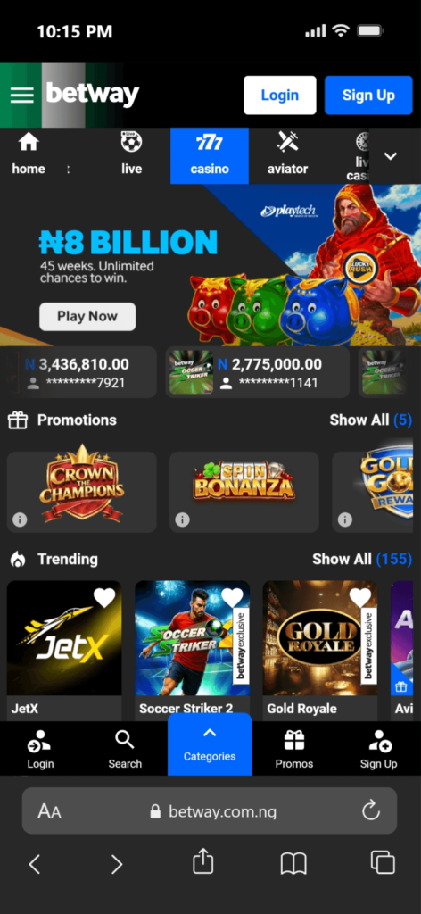 Betway App Nigeria