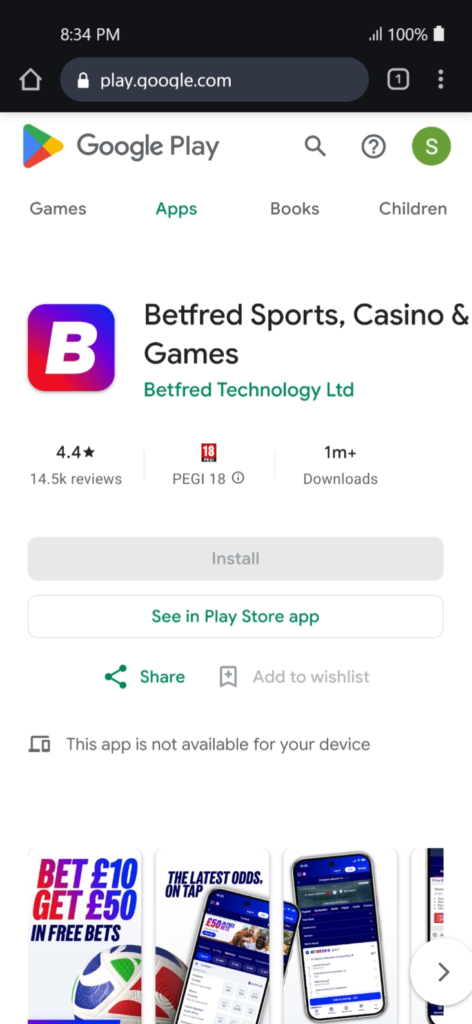 Betfred Mobile App for Football Betting