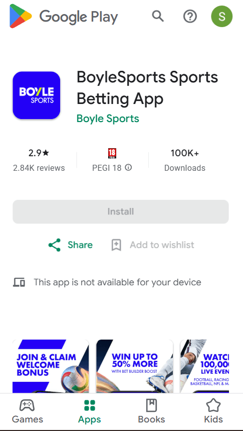 BOYLE Sports Mobile App for Football Betting