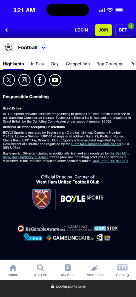 BOYLE Sports Football 