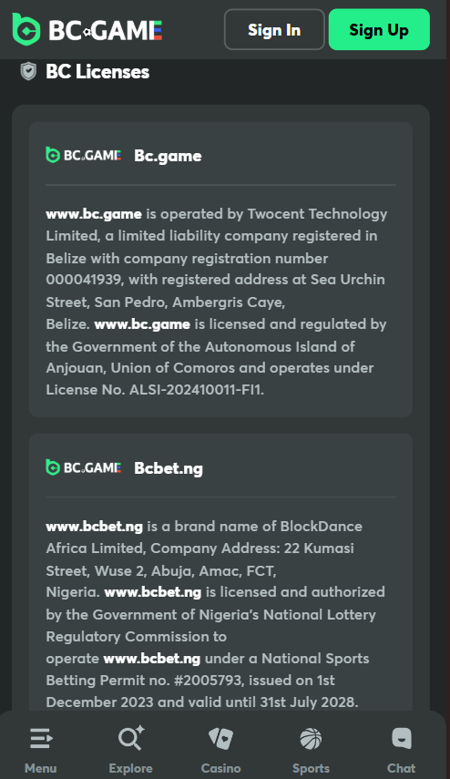 BC Game Safe and Legit in Nigeria