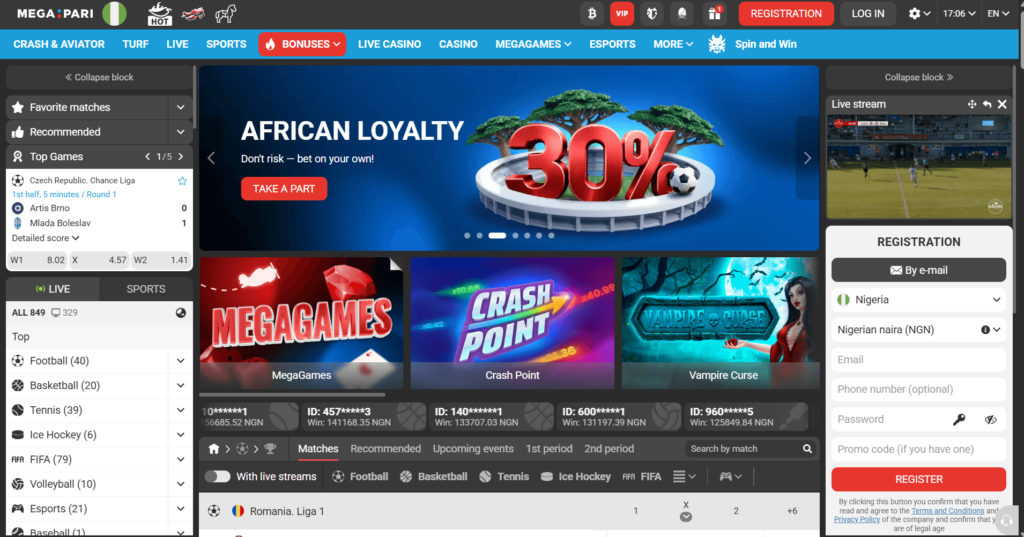 Megapari Promo Code