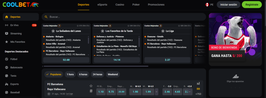 Coolbet Mejores casas de apuestas