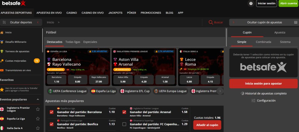 Betsafe Mejores casas de apuestas