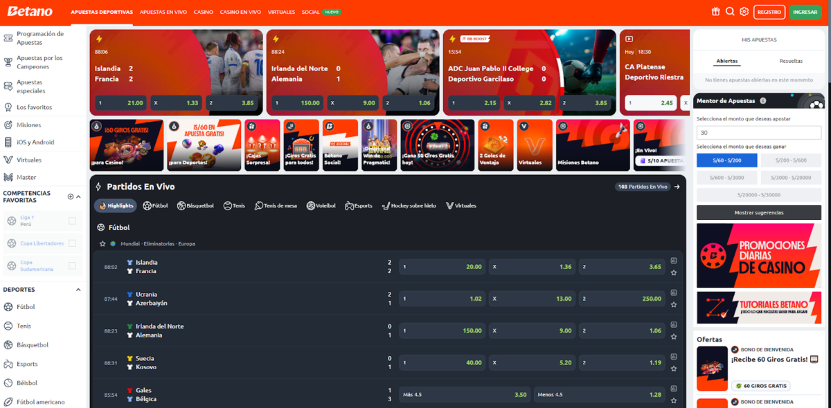 betano home page