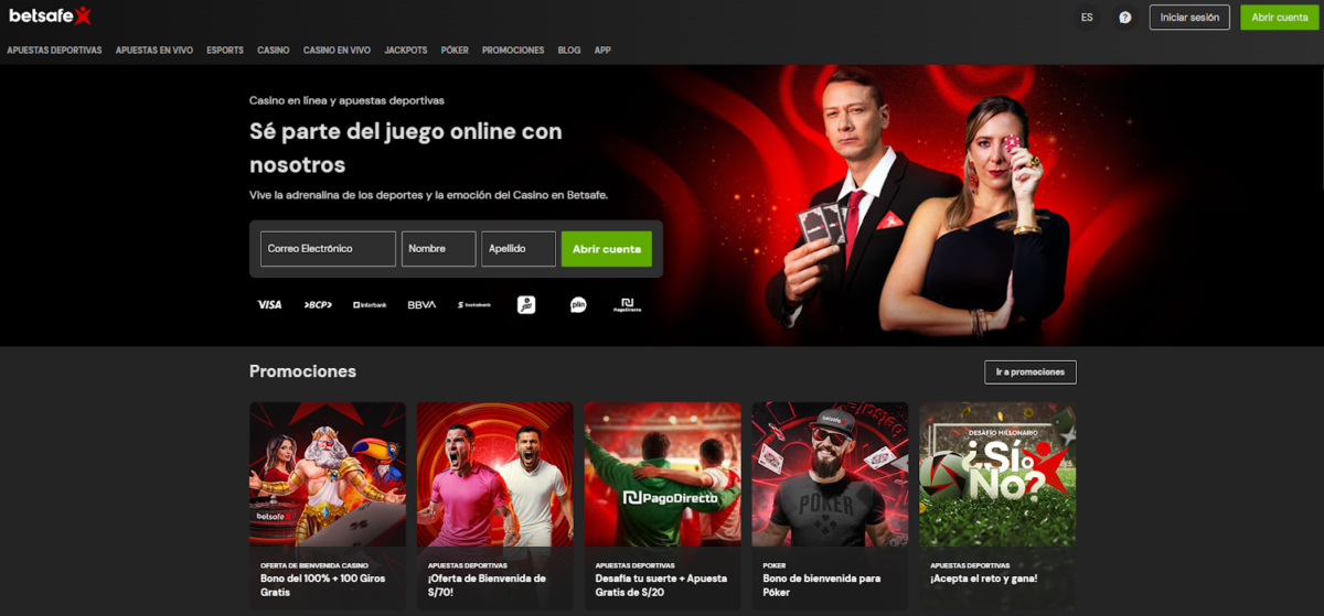 Betsafe bono de bienvenida