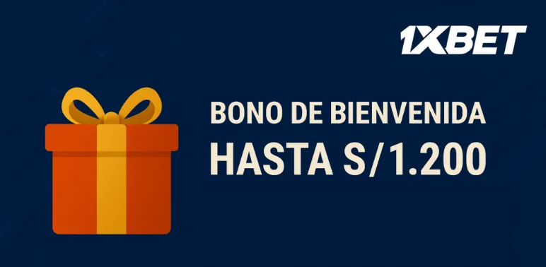 1xbet bono de bienvenida hasta S/1200