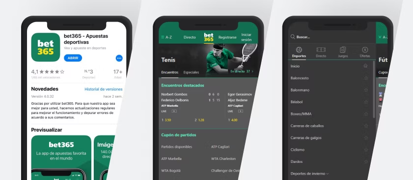 ¿Cómo descargar la app de bet365?