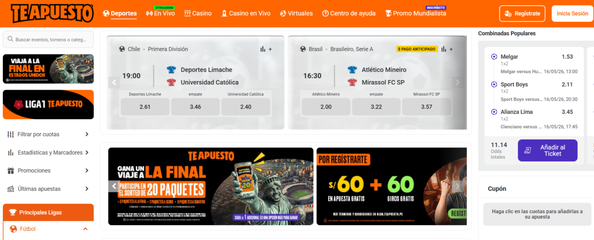 Cómo apostar en Te Apuesto