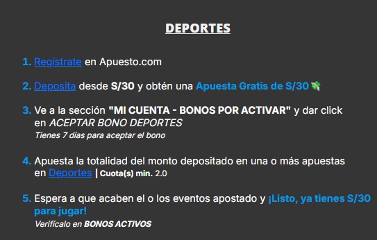 código promocional Apuesto.com