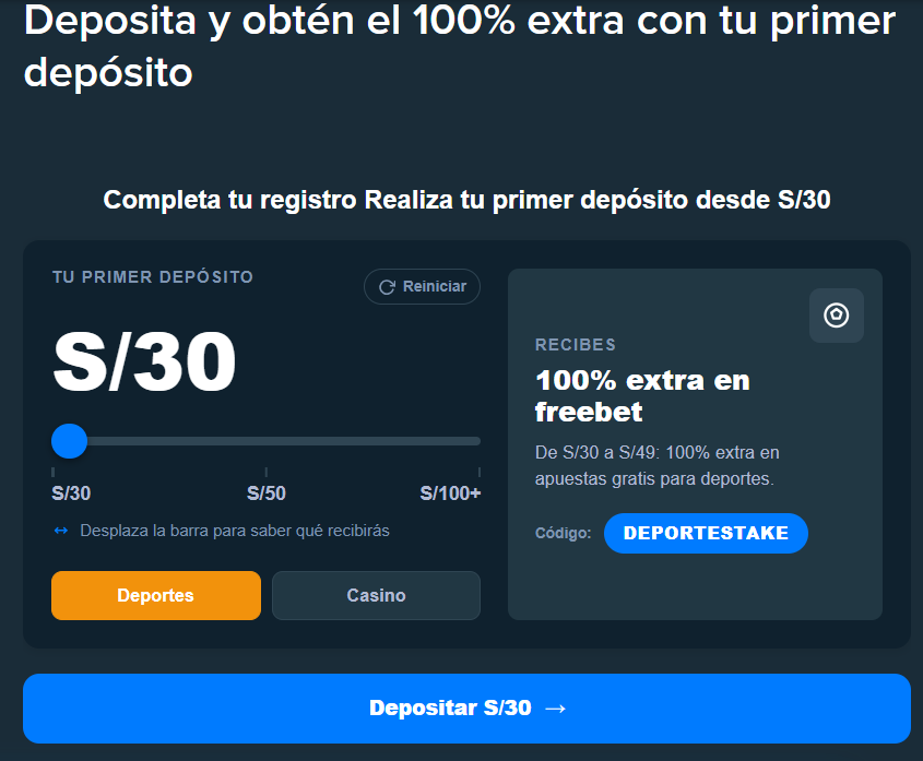 codigo promocional stake