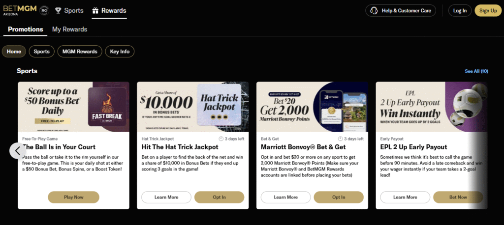 BetMGM American Sports Latest Offers