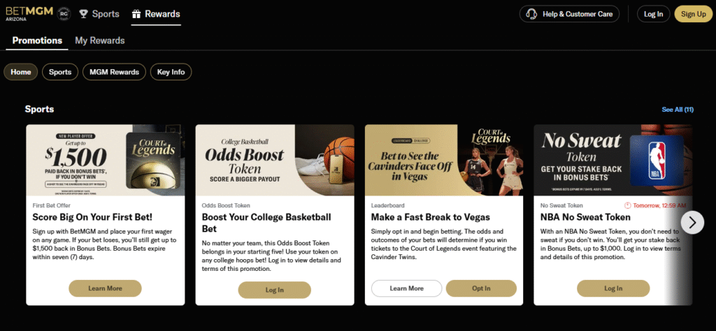 BetMGM Sportsbook Promos for Existing Customers & Loyalty Rewards