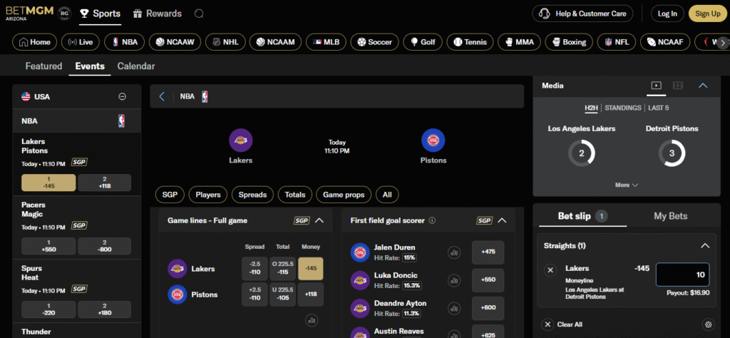 How to Place a Bet on BetMGM