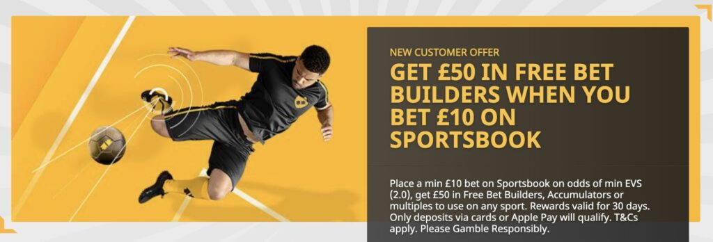 Betfair Bet £10 Get £50 Offer
