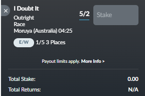 How To Place Wagers at BetVictor