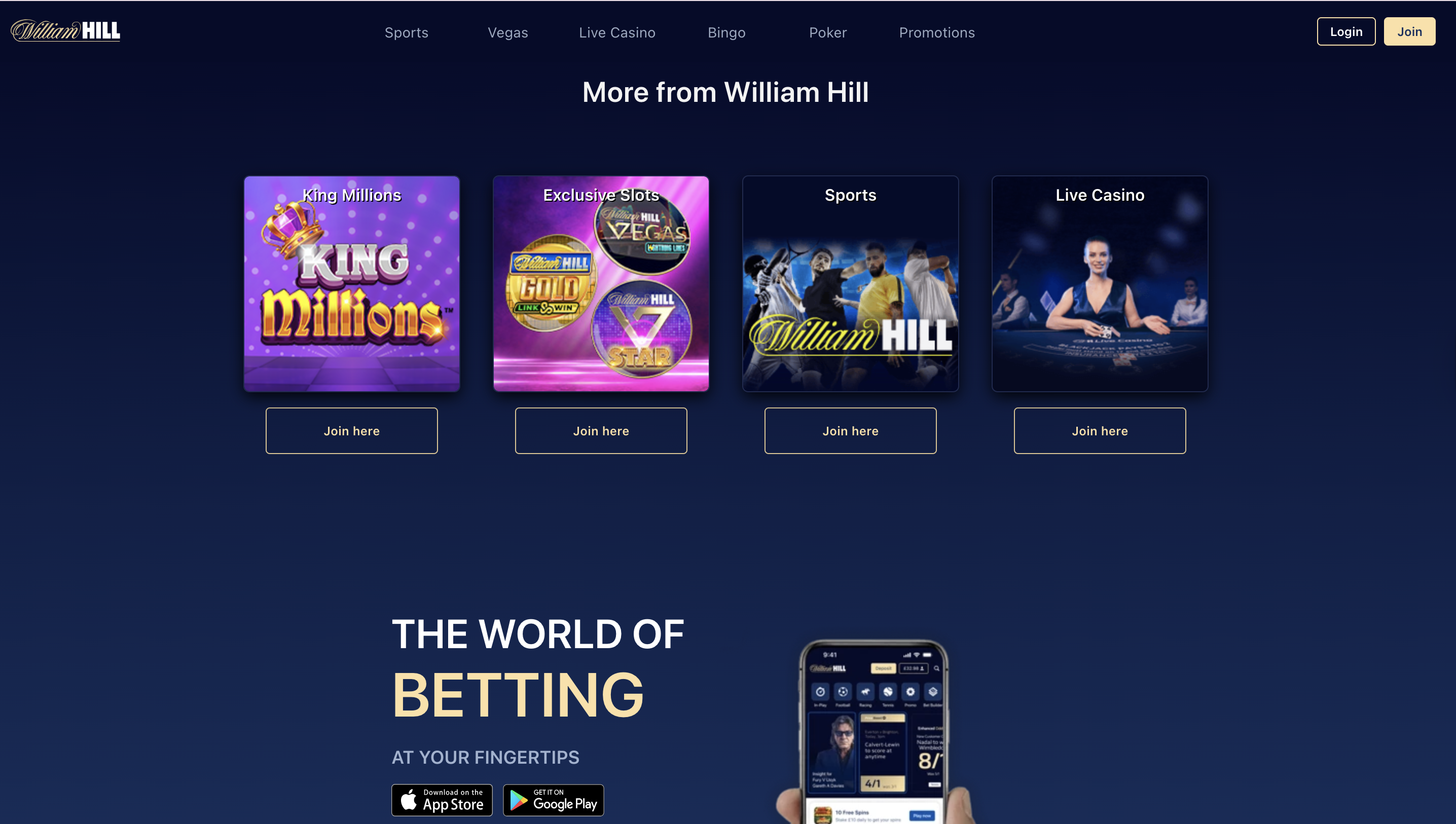 william hill review homepage