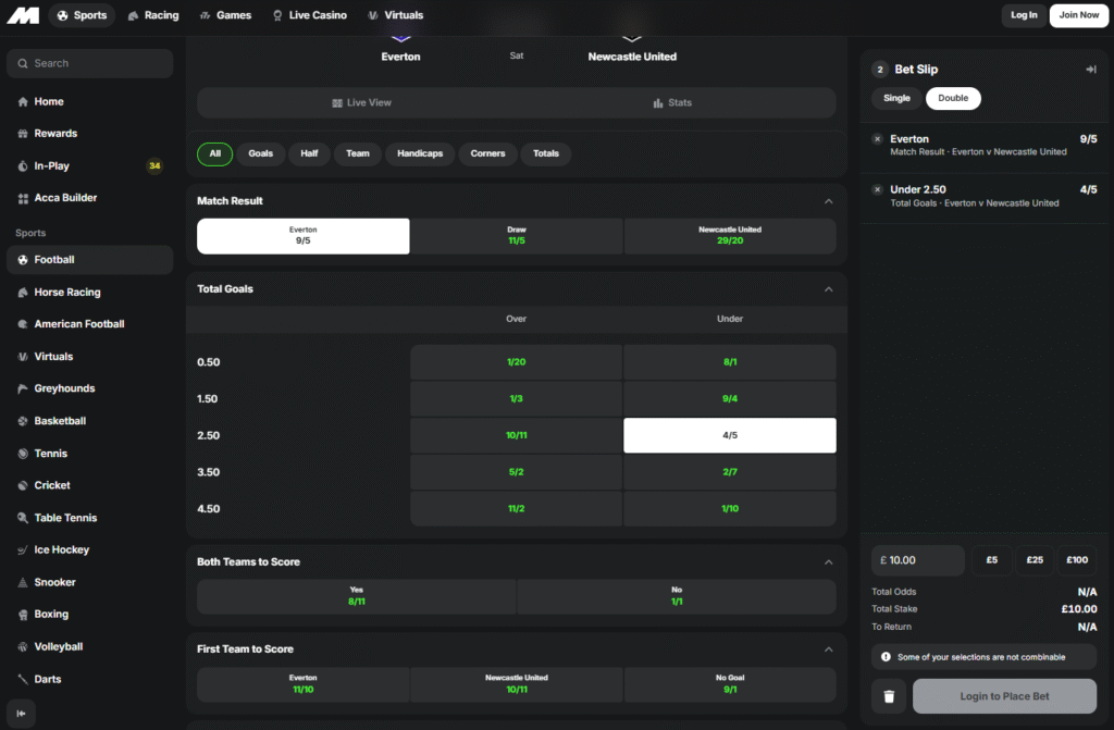 Midnite Existing Customer Offers
Place Bet Builder on Everton To Get Your Free Bet