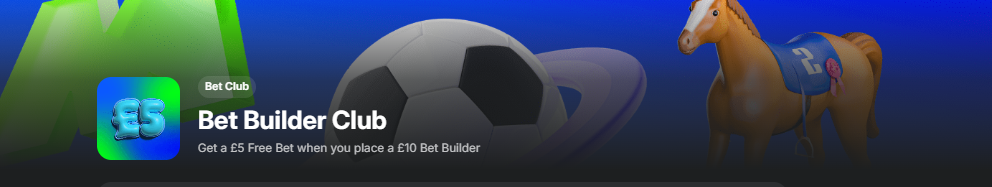 Midnite Existing Customer Offers
Bet Builder Club