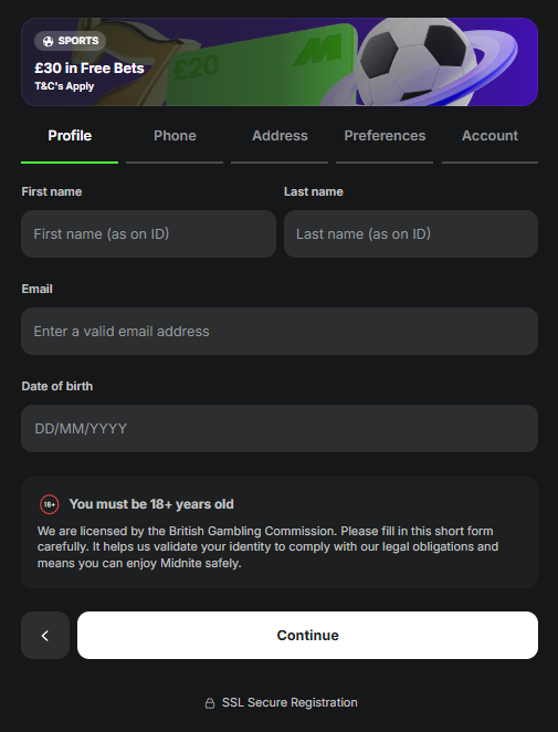 Step-By-Step: How To Claim the Midnite Welcome Offer