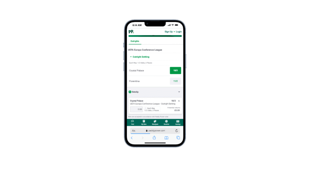 How to Place Bets on the Conference League Winner PaddyPower