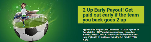 paddy power existing offer 2 up early