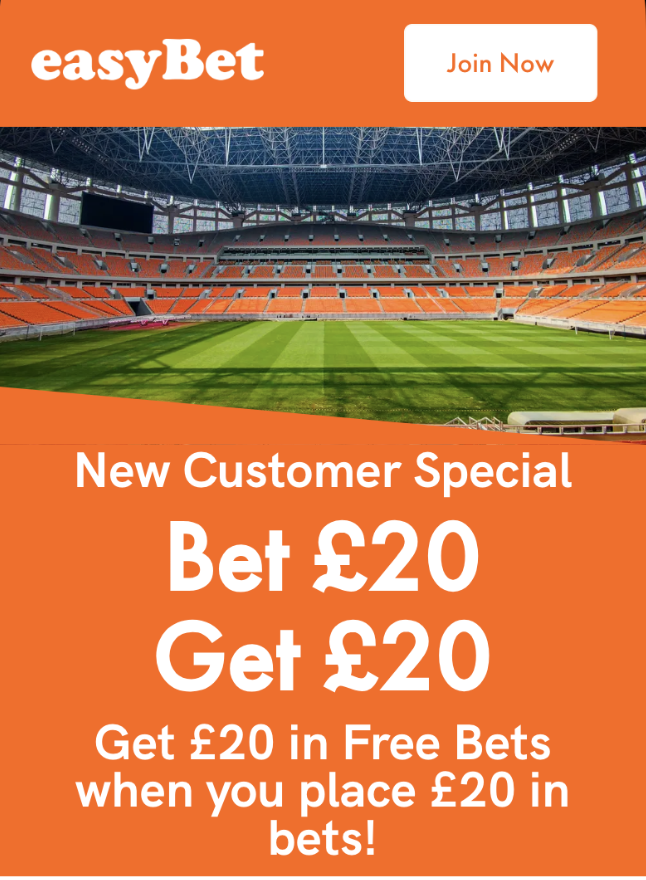 easybet bet 10 get 20