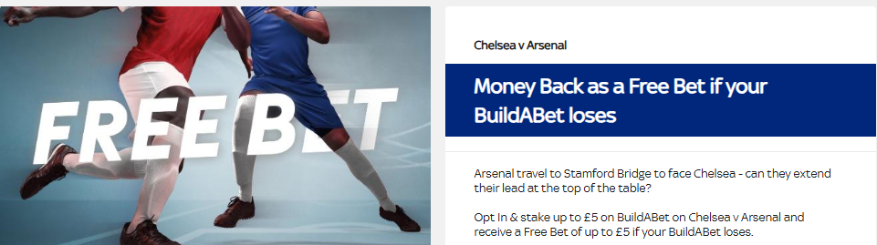 Regularly Offered Football Free Bets on Sky bet