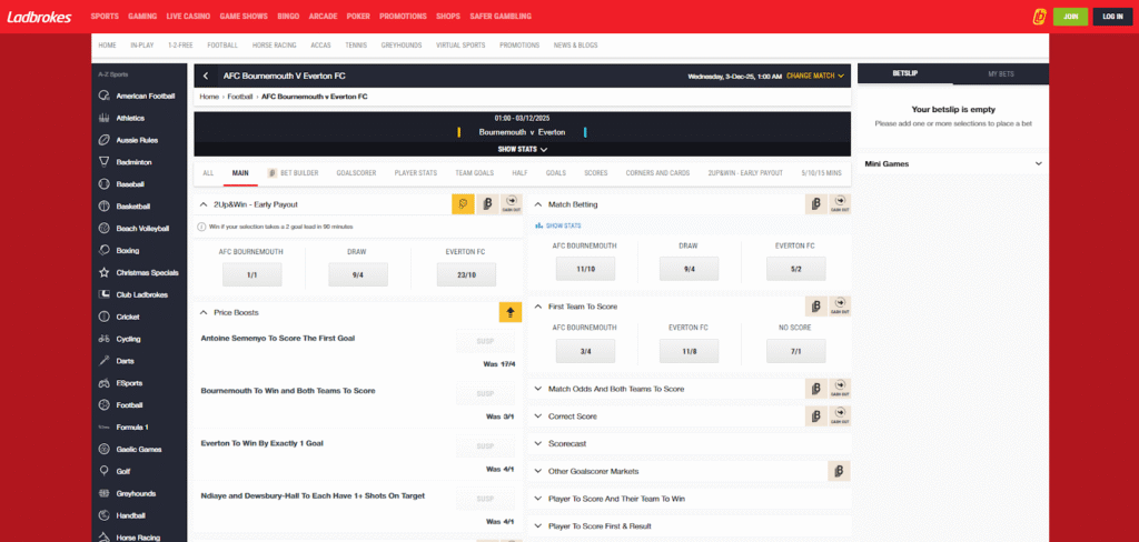 Ladbrokes Sports Welcome Offer