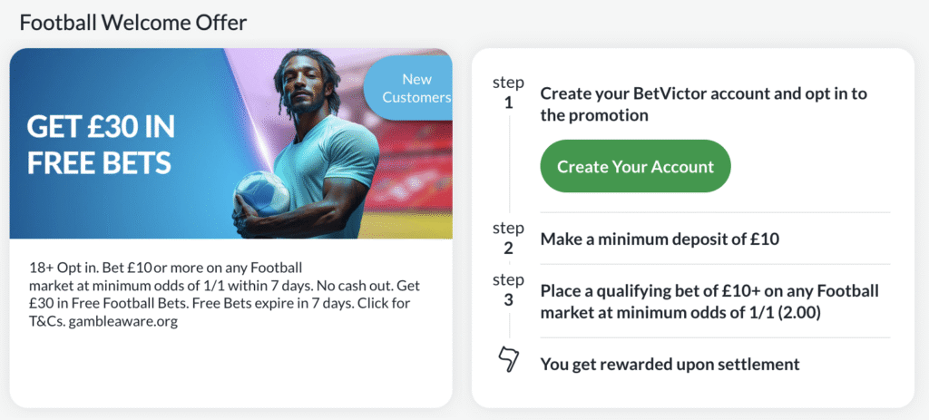 betvictor bonus code