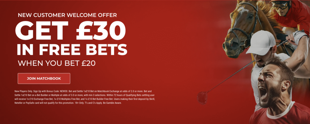 matchbook bet 20 get 30