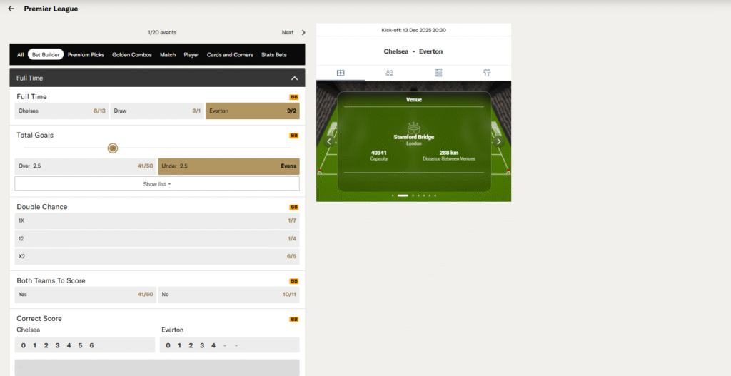 Get Early Payouts on Everton Fixtures