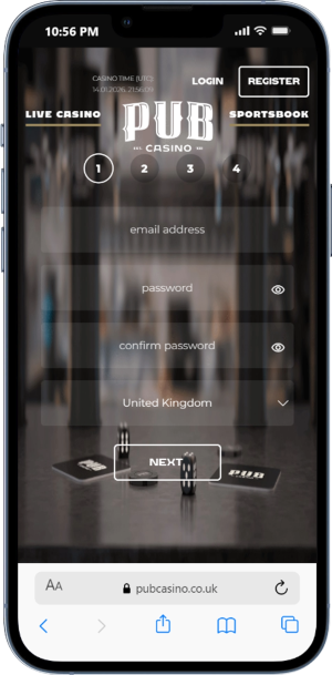 Step-by-Step: How to register on Pub Casino and use the Bonus