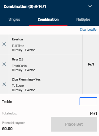 Use the BetUK Welcome Offer on Everton FC