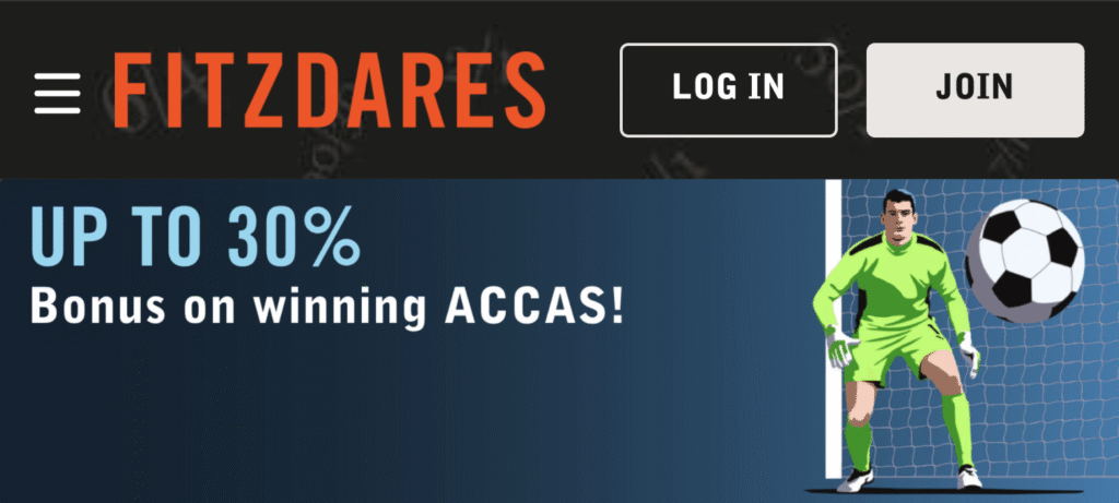 fitzdares acca boost welcome offer