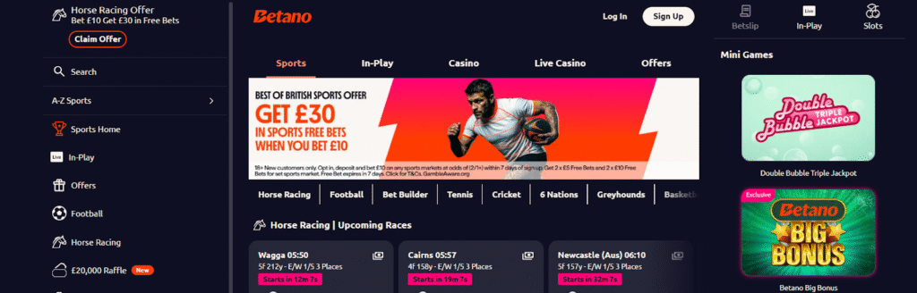 Betano Sports Betting Markets