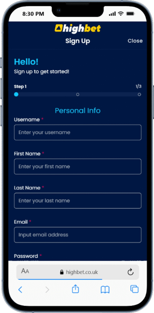 Highbet Registration - Our Detailed Guide for Beginners
