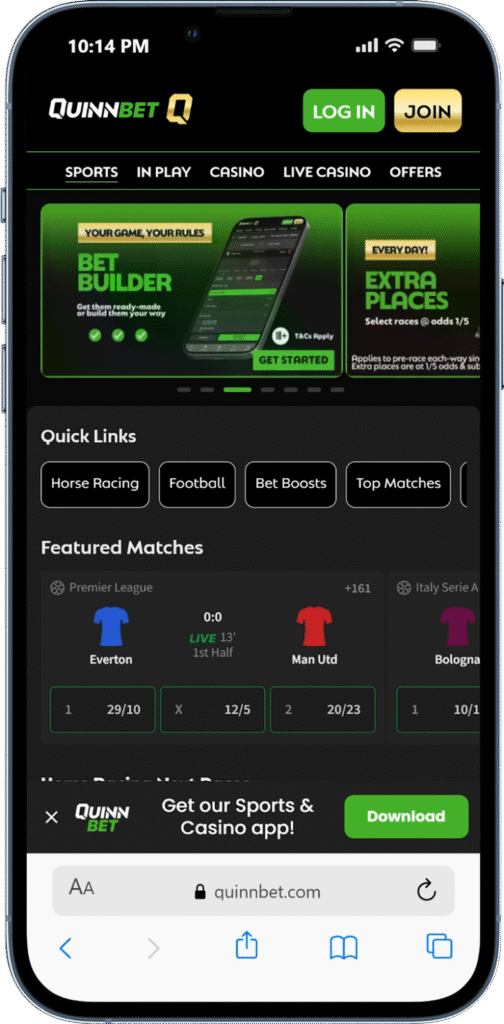 Quinnbet Sports Betting