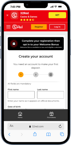 How to Claim 32Red Sign Up Offer