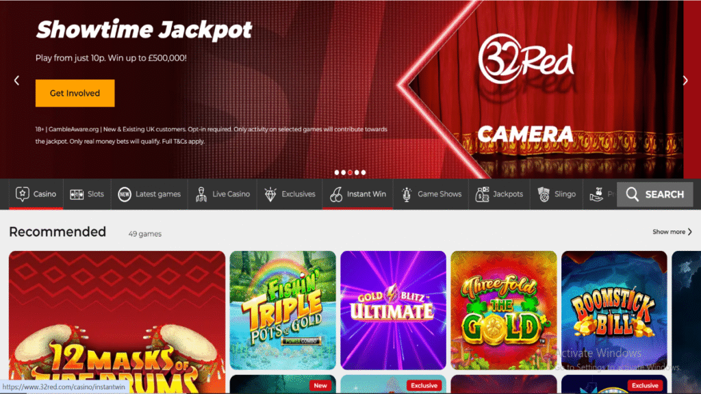 Unique Features of 32Red