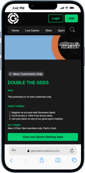 Grosvenor Sports Sign-up Offer Explained