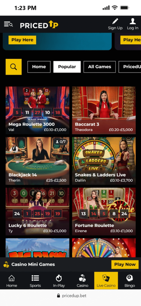 Live Betting and Live Streaming