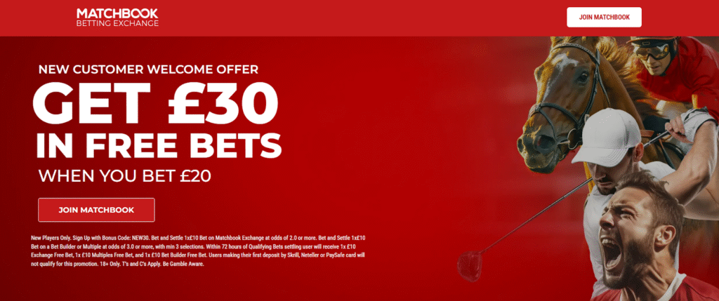 Matchbook Welcome Bonus